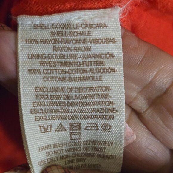 Free People Sweet Tennessee Embroidered Red Long Sleeve Tunic Dress Size S - Picture 10 of 10